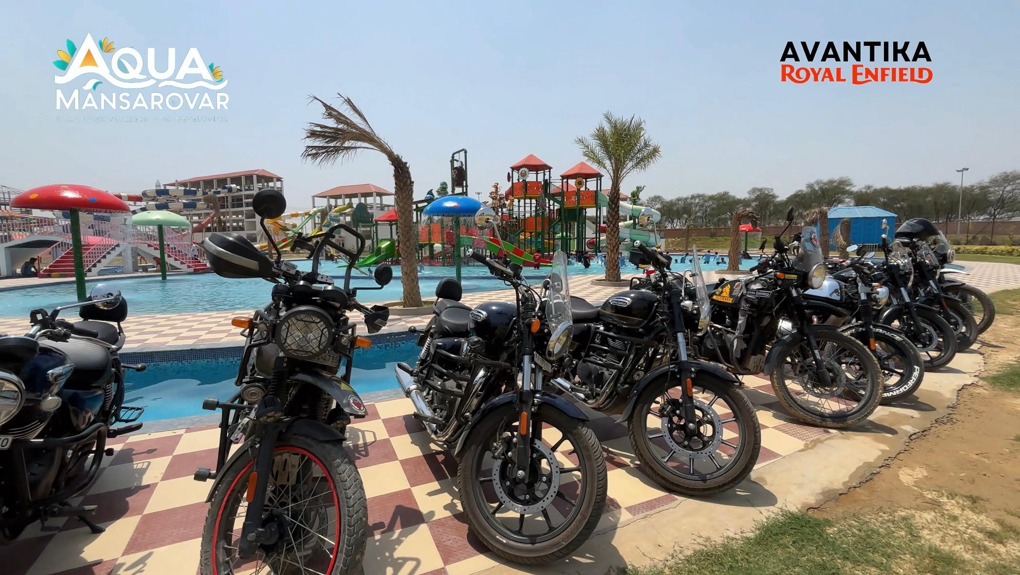 Royal Enfield Riders Rally & Meetup Successfully Hosted at Aqua Mansarovar Water Park & Resort